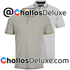 2x Jack & Jones Jjepaulos Polo Hombre Manga Corta