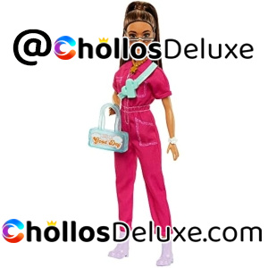 Barbie Day & Play Muñeca Con Mono Rosa