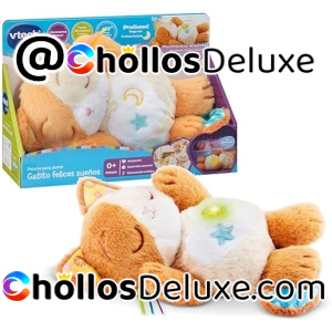 VTech Gatito Felices Sueños Peluche Musical +Luces y Sonidos