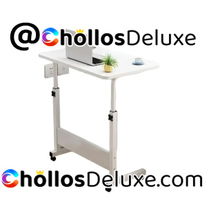 Mesa Ordenador Portátil Ajustable con Ruedas
