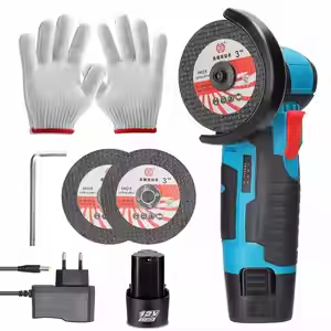 Mini Amoladora Angular 12V Inalámbrica 19500rpm +Batería