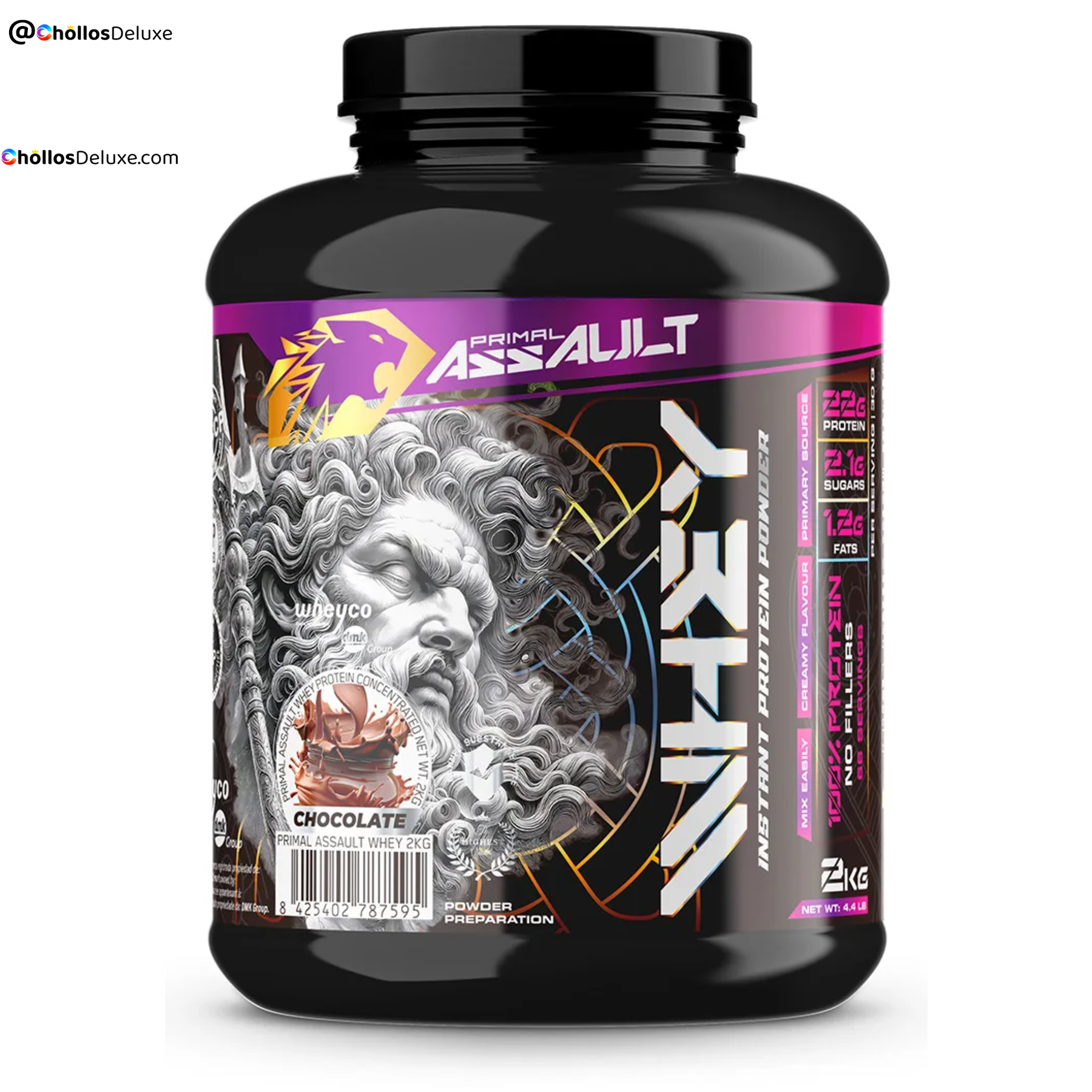 Proteína Whey Concentrada 2kg Chocolate