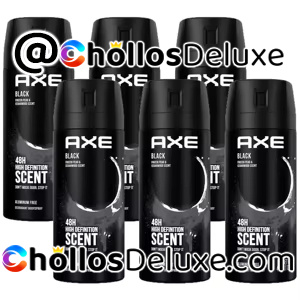 6x AXE Black Desodorante Hombre Spray 150ml