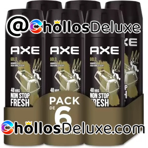 6x AXE Gold Desodorante Hombre Spray 150ml