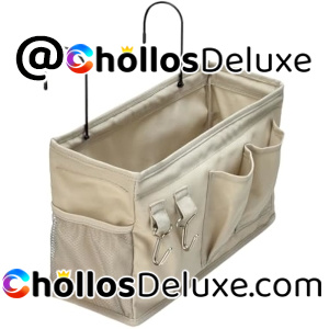 Amazon Basics Organizador Colgante Mesita Lino M 37cm