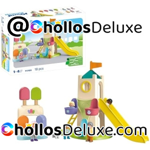 Playmobil Junior Torre Aventura +Heladería