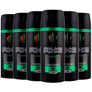 6x Hacha Africa Desodorante Spray 150ml