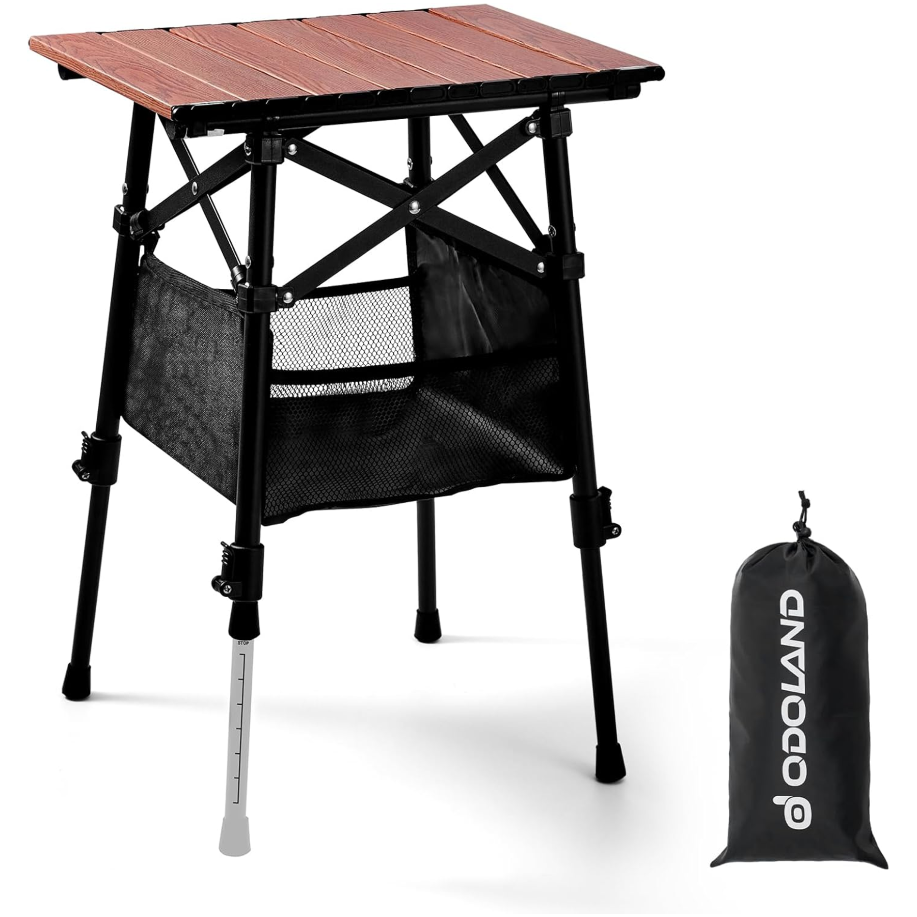 Mesa Plegable de Camping Ajustable 40x30cm