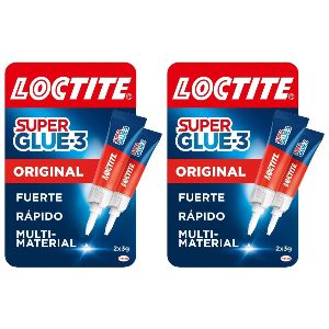 2x Loctite Super Glue‑3 Original 3g Triple Resistencia