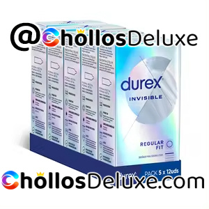 5x Durex Invisible Pack 60 Preservativos Ultrafinos