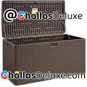 Amazon Basics Arcón Exterior 375L Marrón