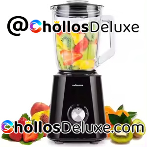 Mellerware Batidora Vaso 1500W Jarra Cristal 1,5L