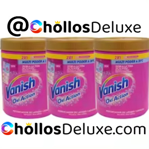 3x Vanish Oxi Action 900g Polvo Ropa