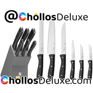 WMF Profi Select Juego Cuchillos 7 Piezas +Bloque Gris