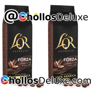 2x L'OR Espresso Forza Café En Grano 500g
