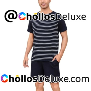 Pijama Corto Hombre Camiseta + Pantalón