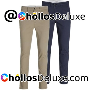 2x Jack & Jones Pantalones Chino Slim Hombre