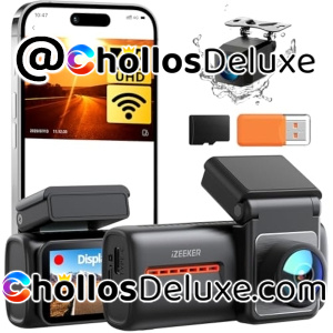 Dashcam 4K+1080P Frontal y Trasera