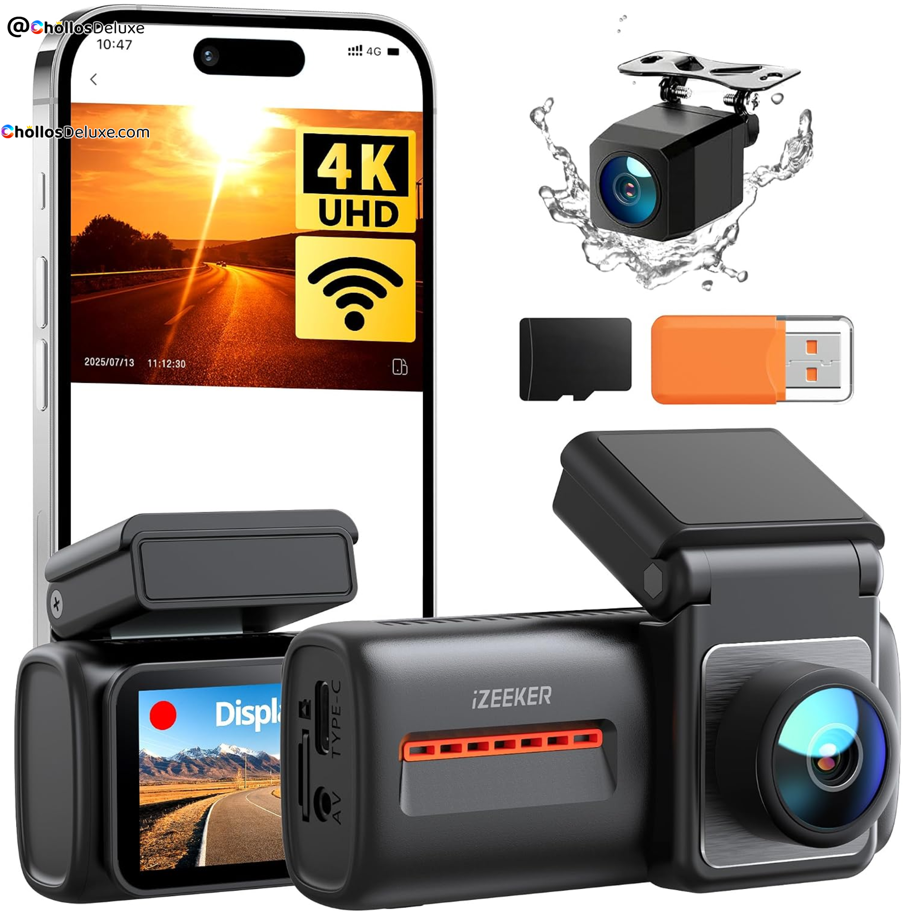 Izeeker iD440 Dashcam 4K 2.99"