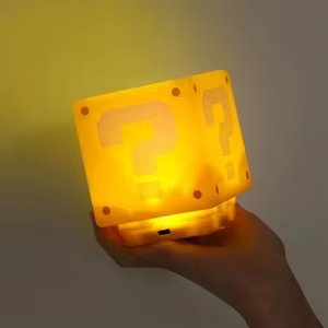 Lámpara LED Interrogación +Música USB