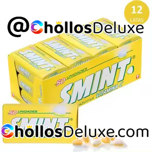 12x Smint Limón Caramelos Refrescantes Lata