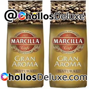 2x Marcilla Café Natural En Grano 1kg