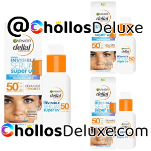 3x Garnier Delial Super UV Serum Diario FPS50+