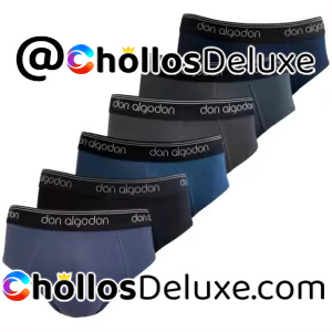 6x Don Algodón Slips Hombre