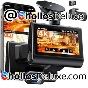 Dashcam 4K+1080P Frontal+Trasera 32GB WiFi GPS