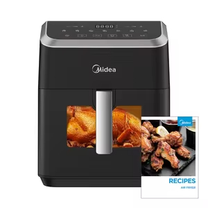 Midea Freidora Aire Caliente 7L HeatXpress Ventana Visión