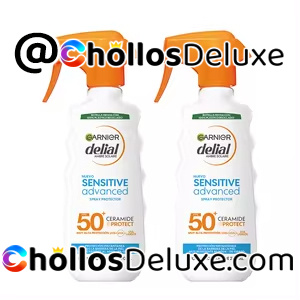 2x Garnier Delial Spray Solar IP50+ 270ml