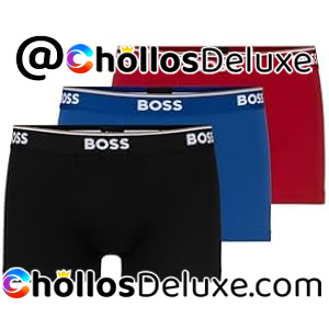 3x Boss Boxers Hombre Algodón Elástico
