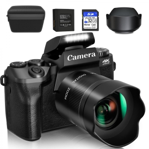 Cámara Digital 4K 64MP +Accesorios