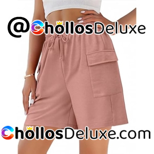 Demegimi Shorts Deportivos Mujer Verano 2 Bolsillos