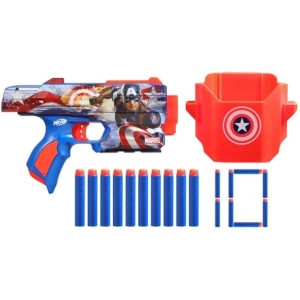 Nerf Marvel Captain America +10 Dardos