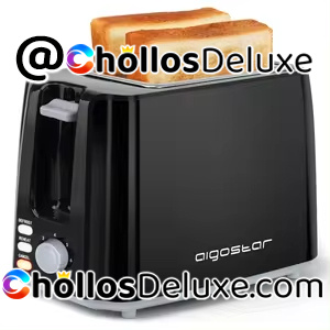Aigostar Tostadora 2 Ranuras 750W