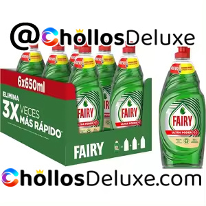 6x Fairy Lavavajillas Concentrado 650ml
