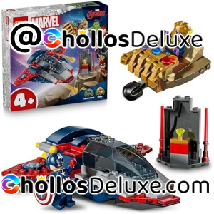Lego Marvel Capitán América vs Thanos