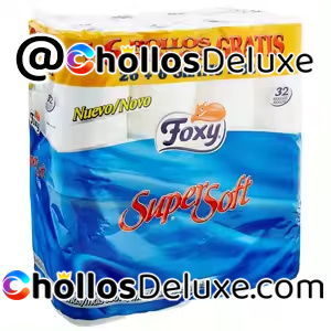 32x Foxy Supersoft Papel Higiénico