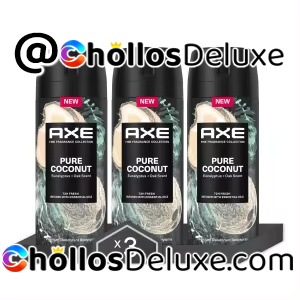 3x Axe Pure Coconut Desodorante Hombre