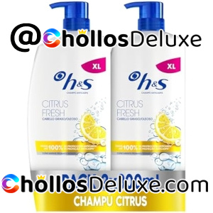 2x H&S Citrus Fresh Champú Anticaspa 800ml