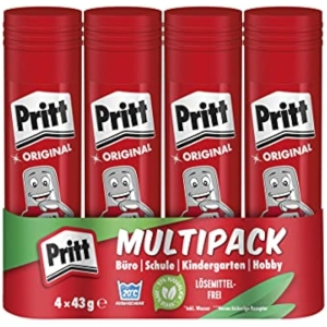 4x Pritt Pegamento Barra 43g