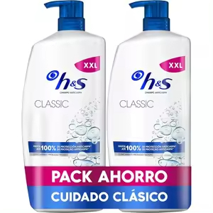 2x H&S Classic Champú Anticaspa 1000ml
