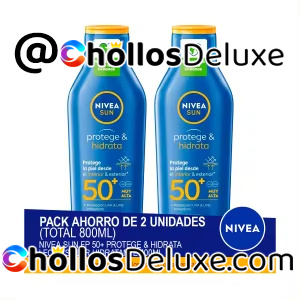 2x Nivea Sun Leche Solar FP50+ 400ml