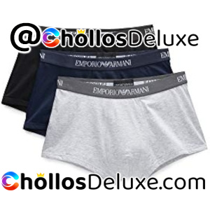 3x Emporio Armani Trunk Algodón Hombre
