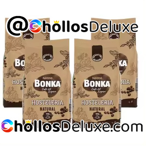 4x Bonka Café Natural Grano 1Kg