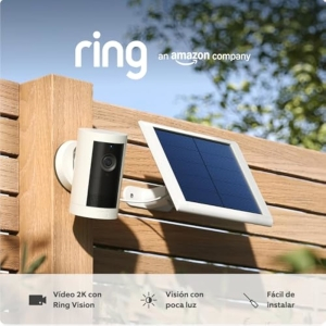 Ring Cámara Exterior Plus Solar 2K