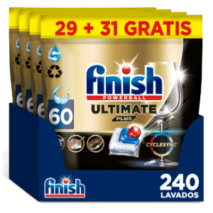 240x Finish Ultimate Plus Pastillas Lavavajillas