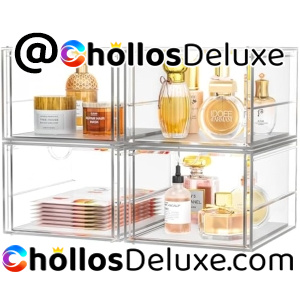 4x Cajones Acrílicos Almacenamiento