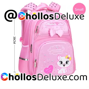 Mochila Escolar Niñas Cuero PU